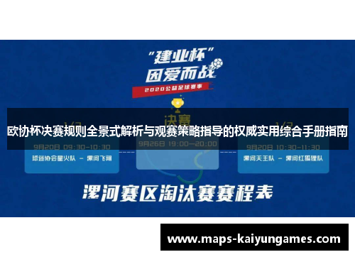 欧协杯决赛规则全景式解析与观赛策略指导的权威实用综合手册指南